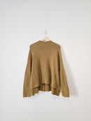 Free People Olive Mockneck Sweater (S)