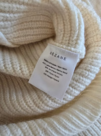 Sezane Cream Wool Blend Sweater (XS)