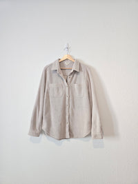 Cozy Button Up Shacket (M)