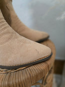 Neutral Western Booties (8.5)