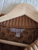 J.Crew Brown Cable Knit Sweater (L)