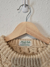 Vintage Wool Cable Knit Sweater (XS)