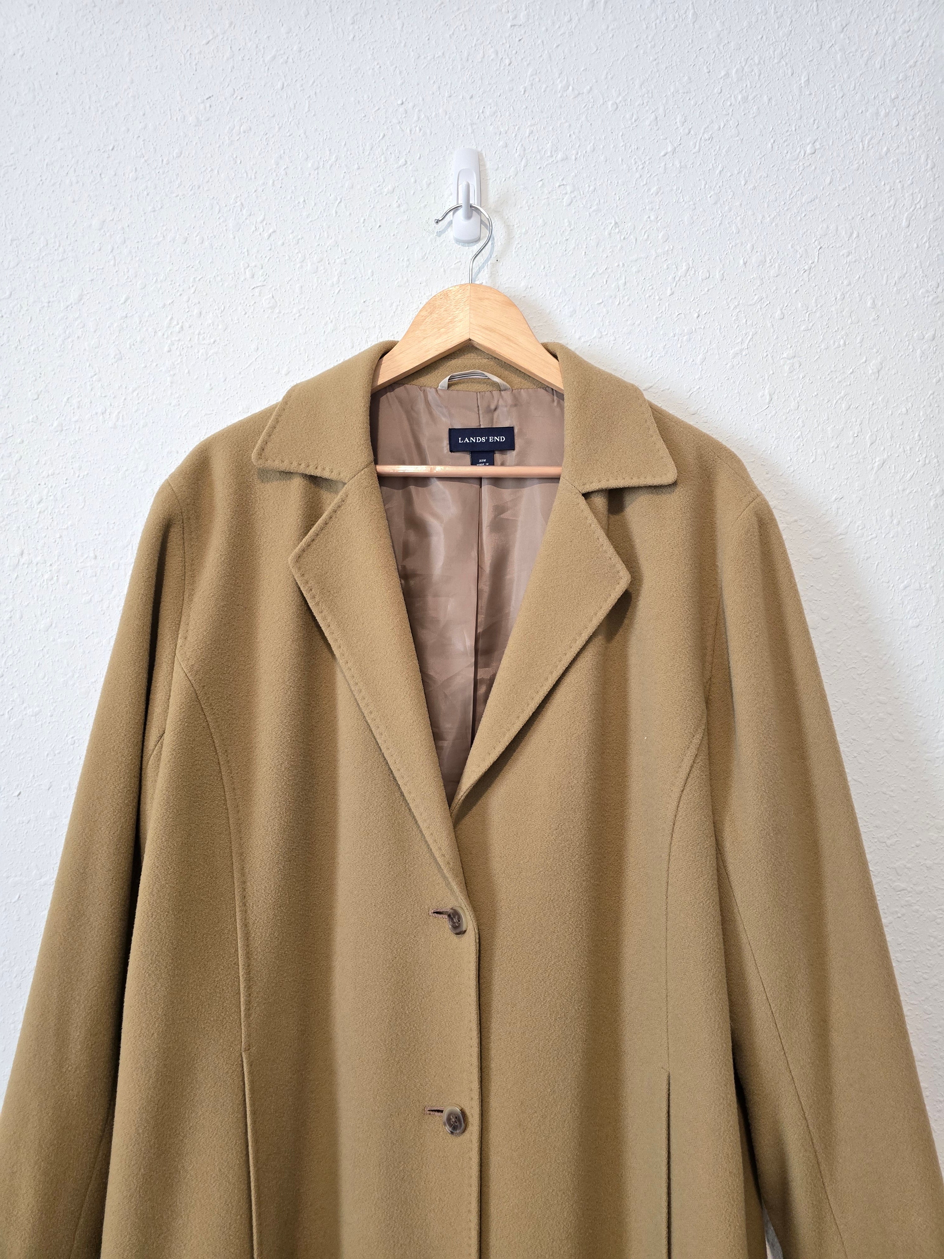 Long Camel Wool Coat (22W)