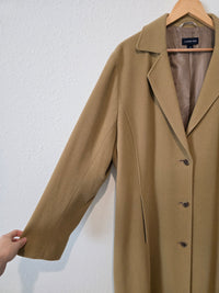 Long Camel Wool Coat (22W)