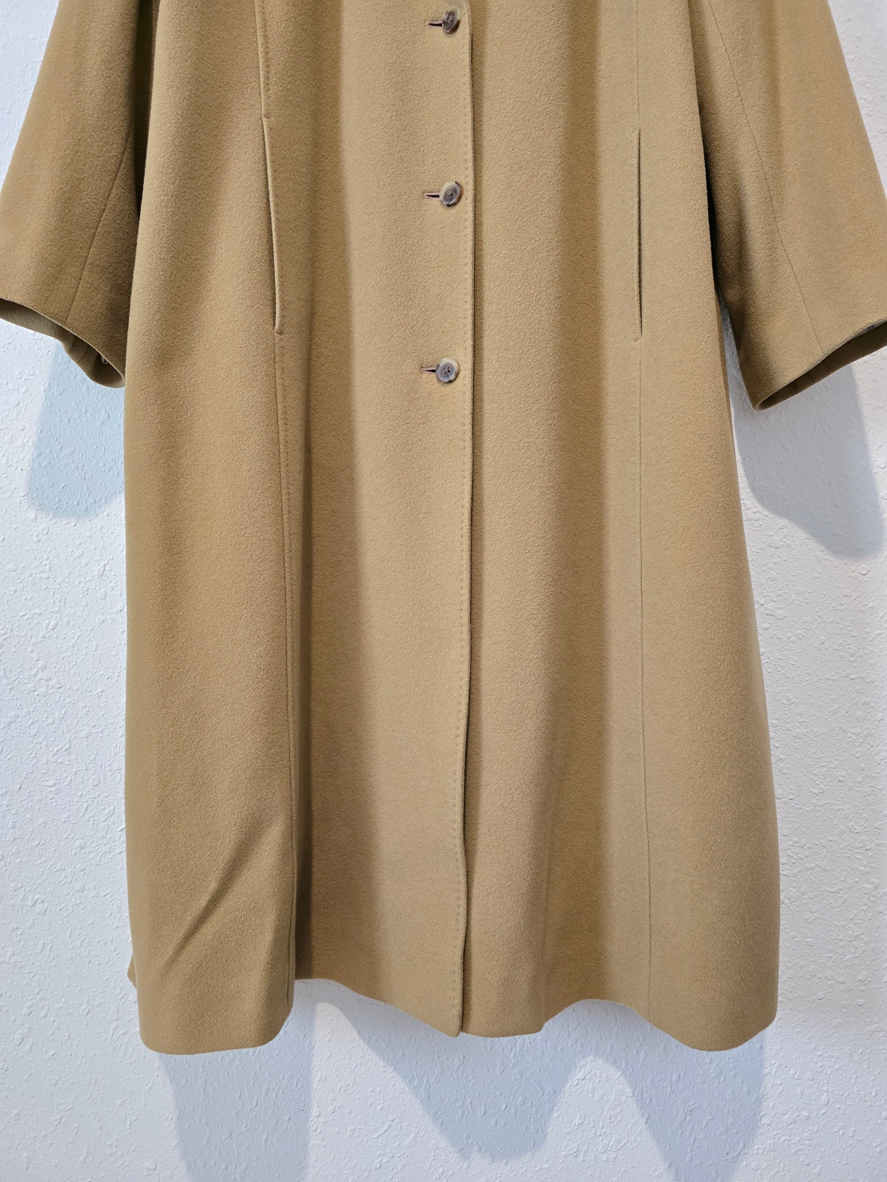 Long Camel Wool Coat (22W)