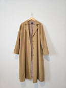 Long Camel Wool Coat (22W)