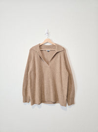 Brown Collared Sweater (S)