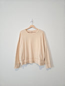 Easel Cream Cotton Sweatshirt (M)