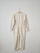 Ecru Relaxed Cotton Jumpsuit (4)