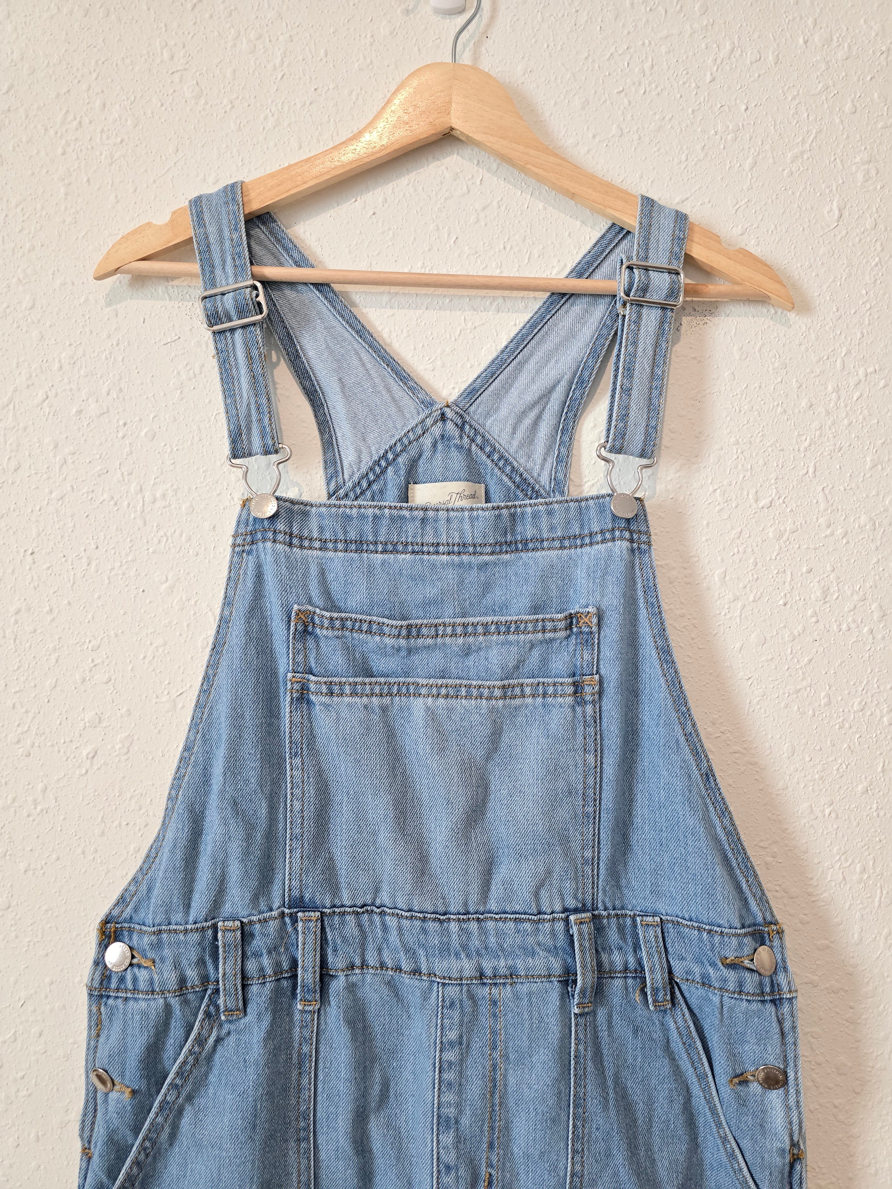 Light Wash Denim Overalls (8)