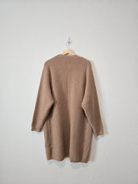 Bluivy Brown Waffle Cardigan (S/M)