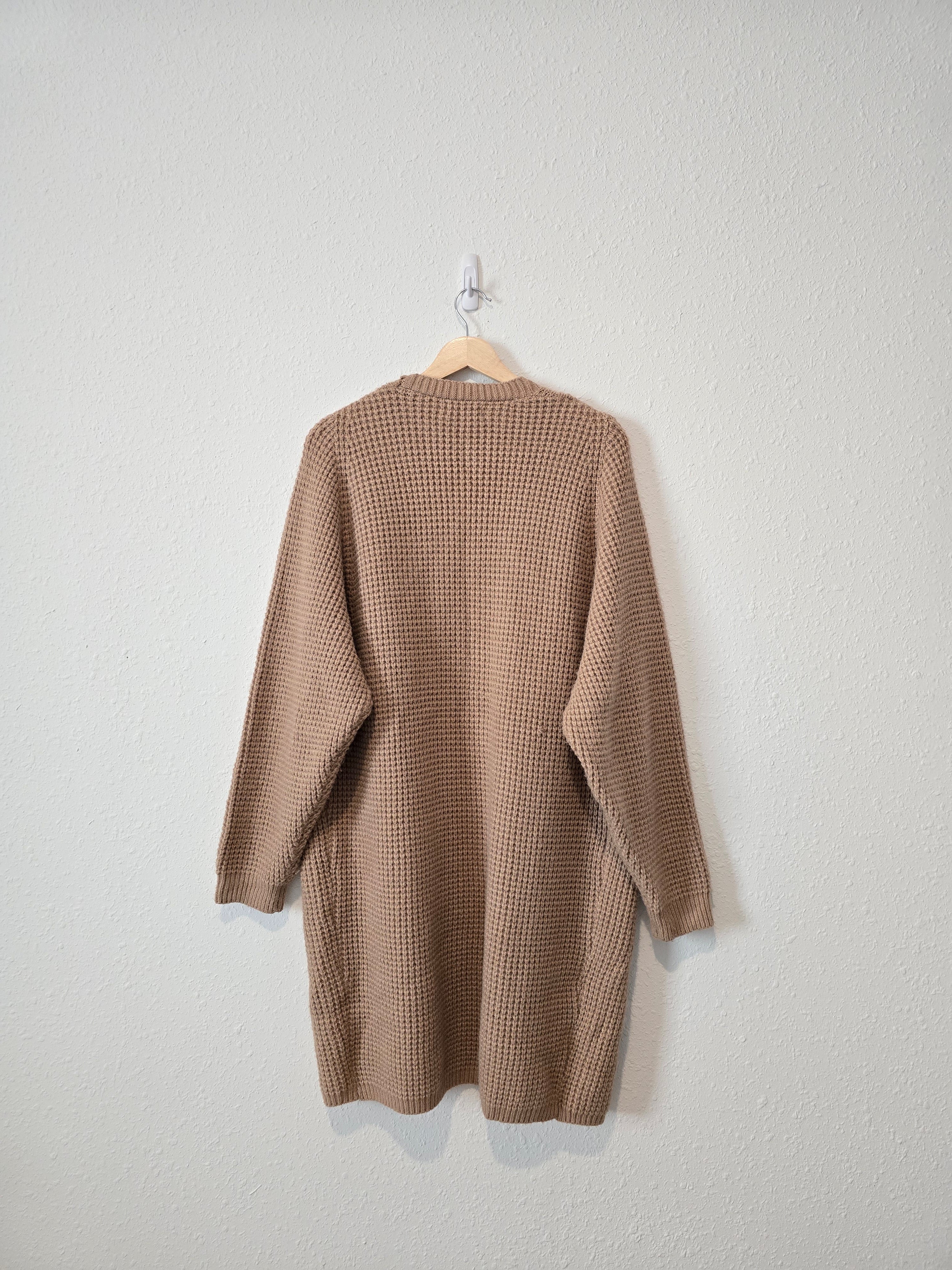 Bluivy Brown Waffle Cardigan (S/M)