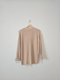 Oatmeal Wool Blend Sweater (XS)