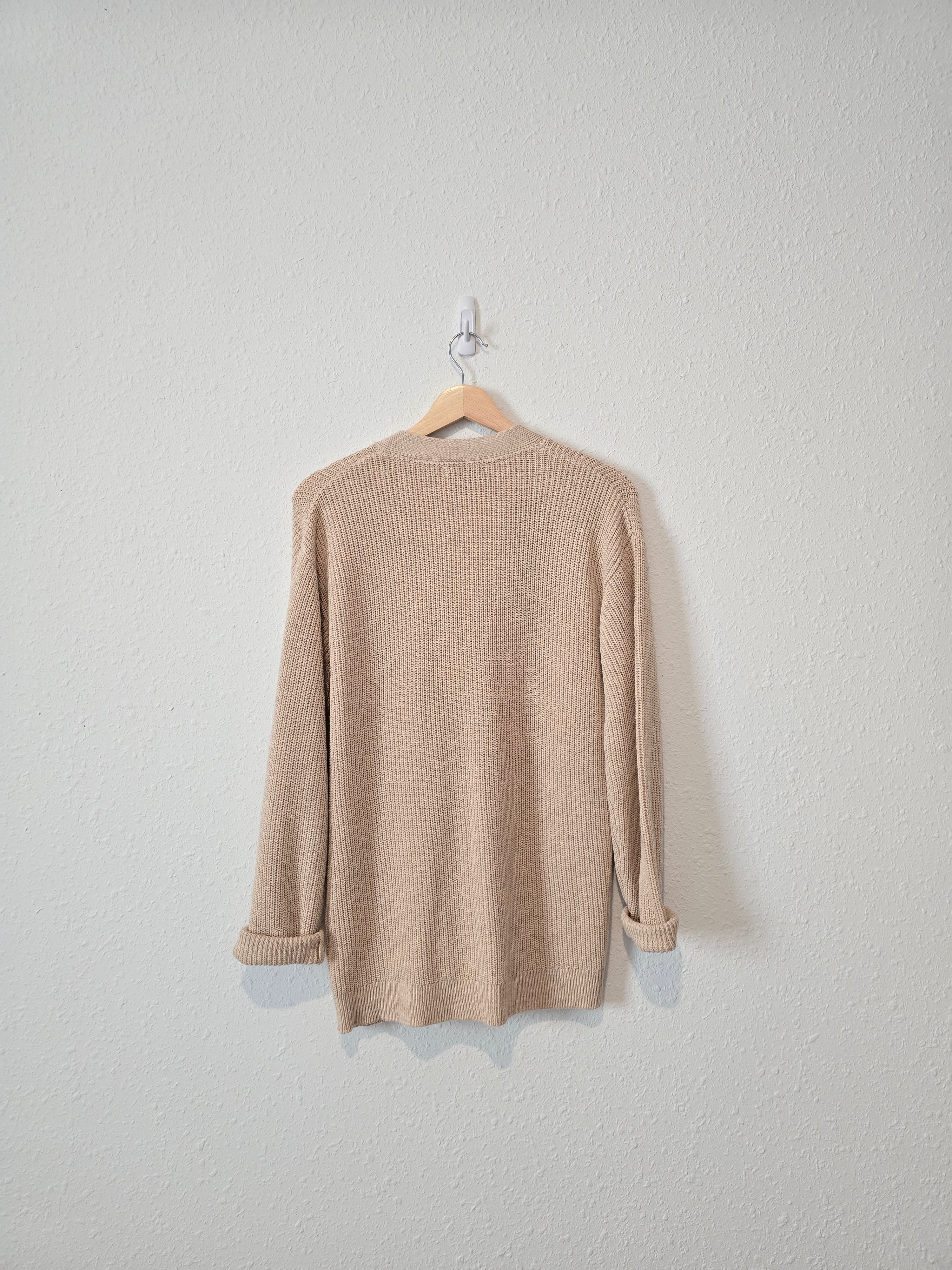 Oatmeal Wool Blend Sweater (XS)