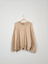 Cozy Knit Crewneck Sweater (L)