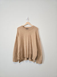 Cozy Knit Crewneck Sweater (L)