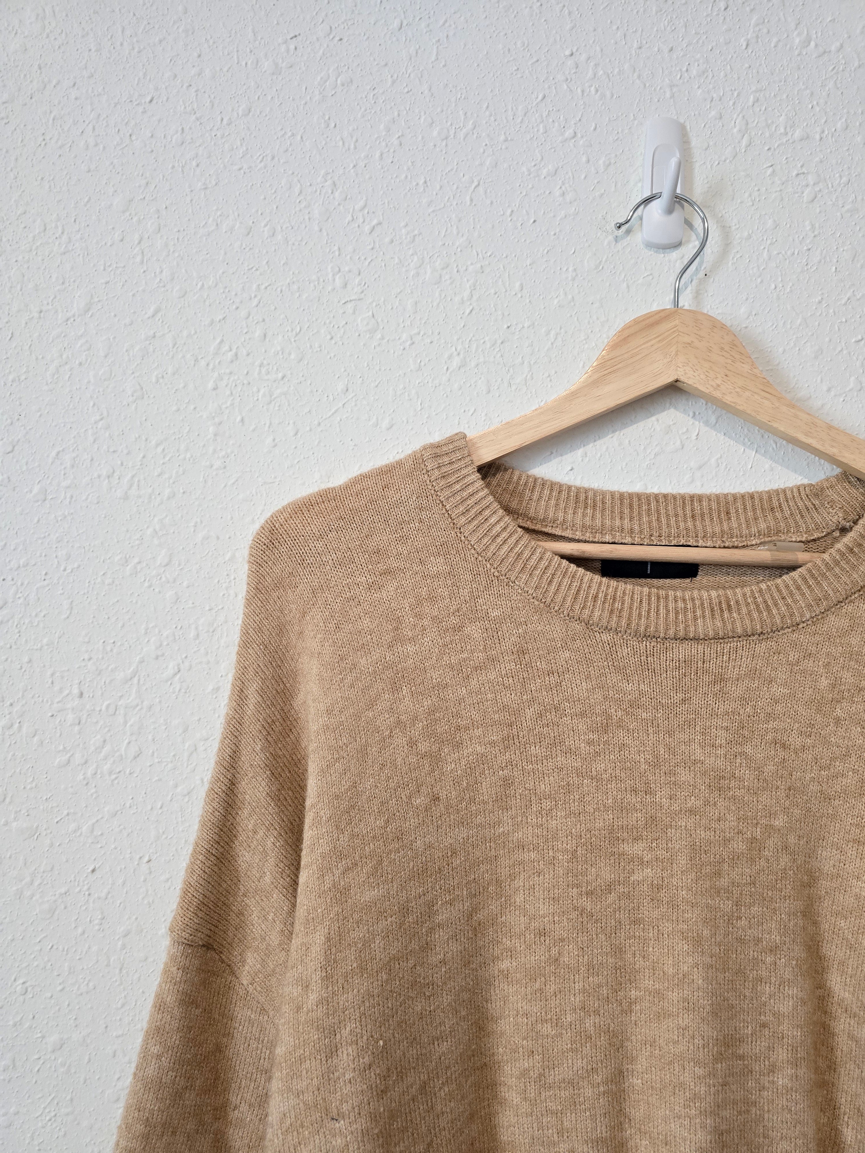 Cozy Knit Crewneck Sweater (L)