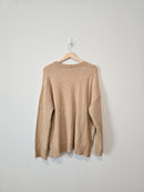 Cozy Knit Crewneck Sweater (L)