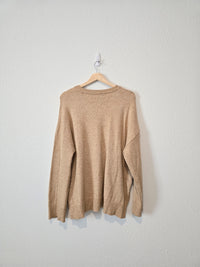 Cozy Knit Crewneck Sweater (L)