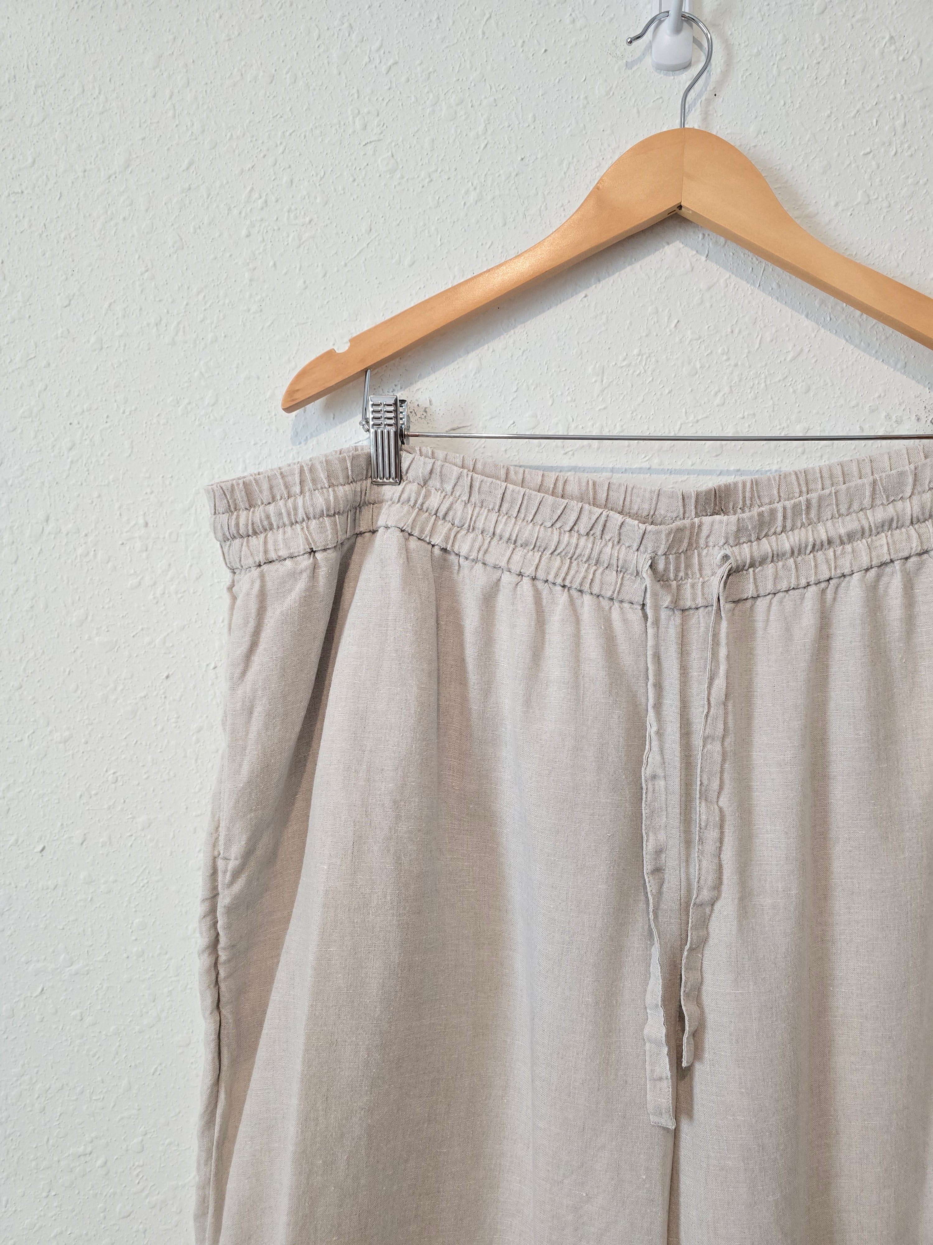 J.Crew Wide Leg Linen Pants (3X)