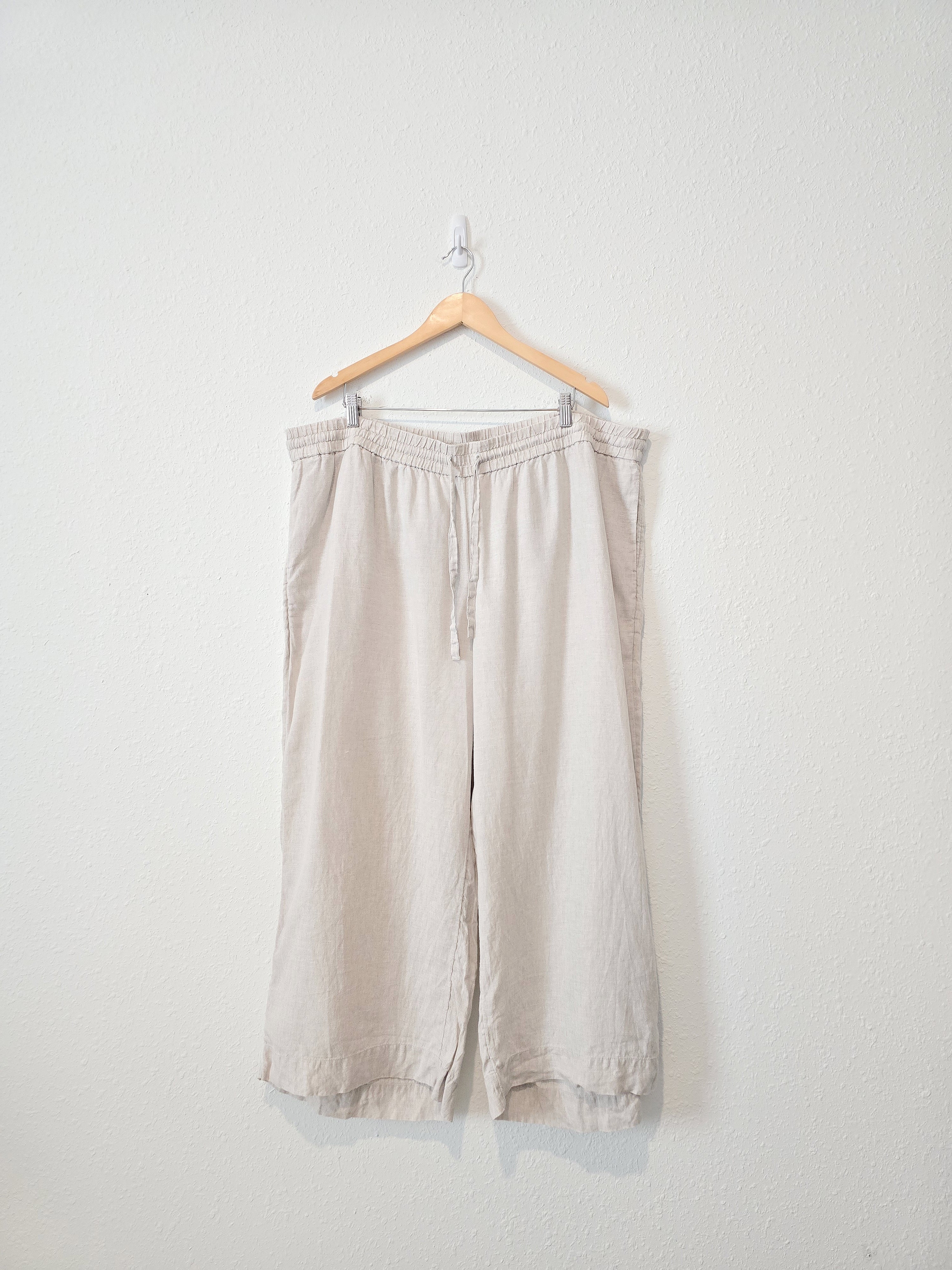 J.Crew Wide Leg Linen Pants (3X)