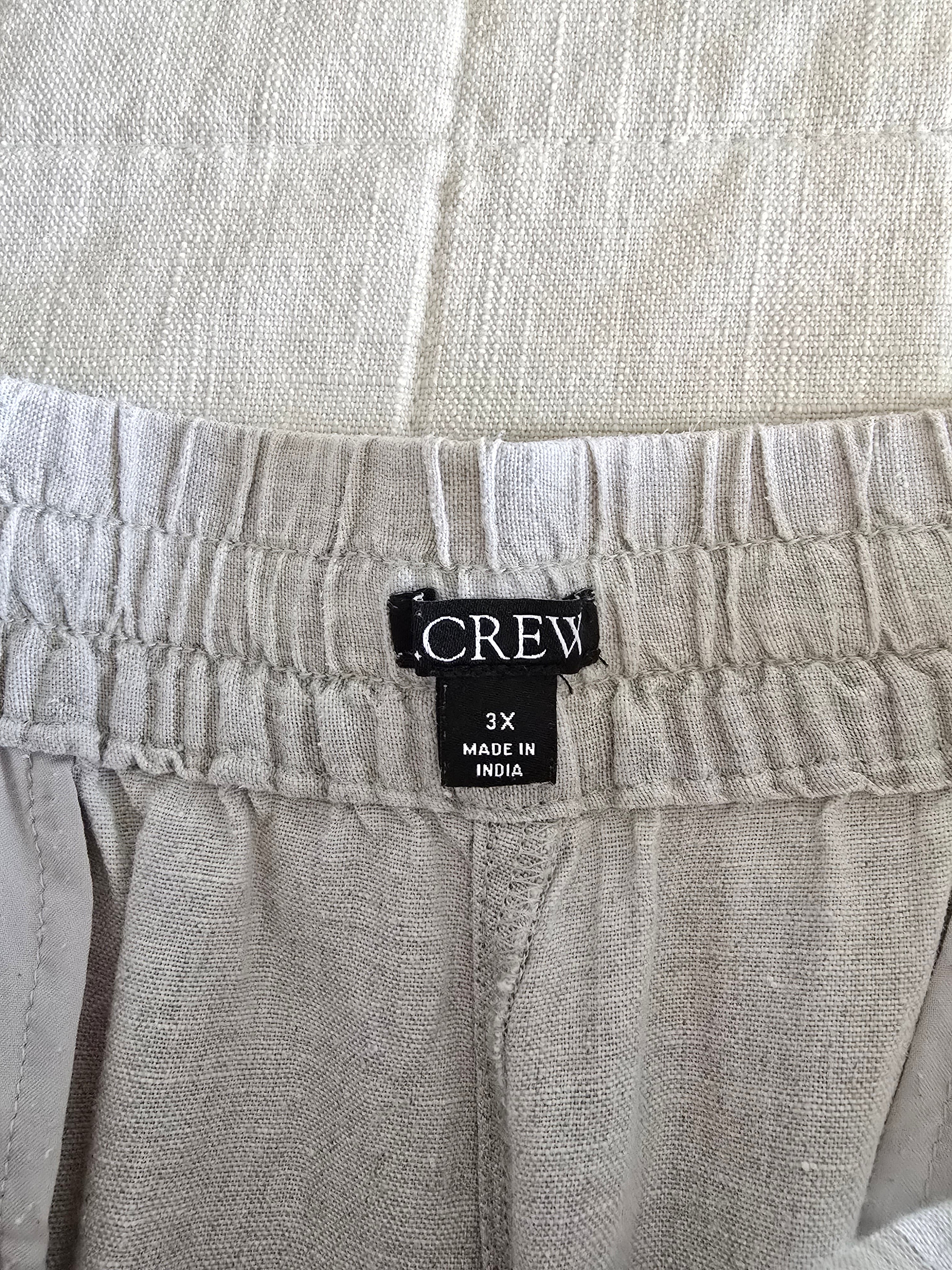 J.Crew Wide Leg Linen Pants (3X)