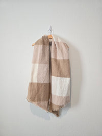 NEW Oversized Plaid Blanket Scarf