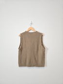 Vintage Plaid Sweater Vest (XL)