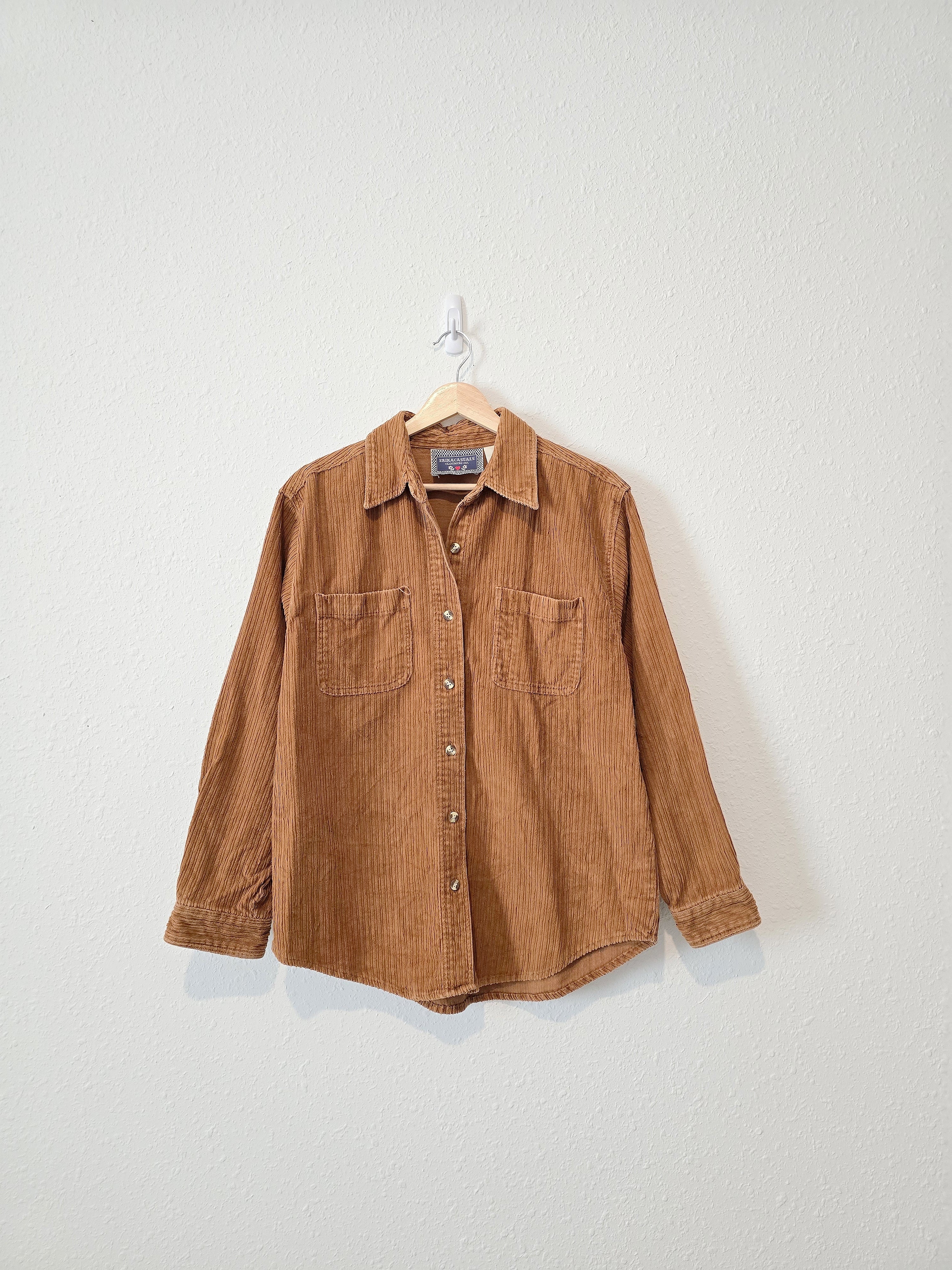 Vintage Corduroy Button Up (M)