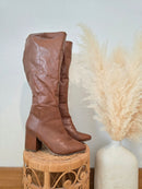 Brown Knee High Boots (11W)