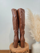 Brown Knee High Boots (11W)