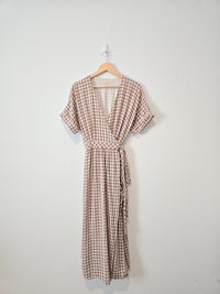 Urban Outfitters Linen Gingham Dress (M)