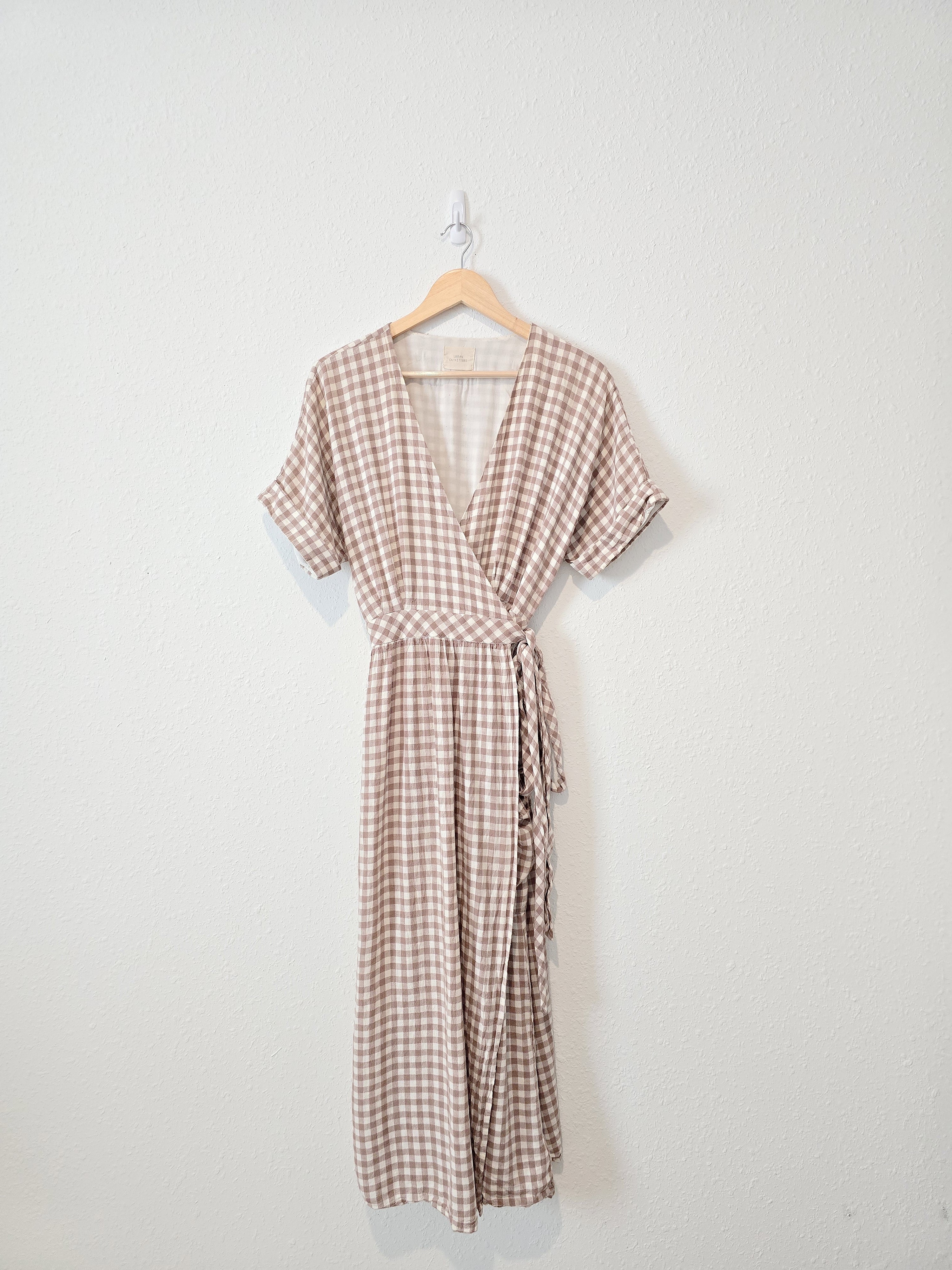 Urban Outfitters Linen Gingham Dress (M)