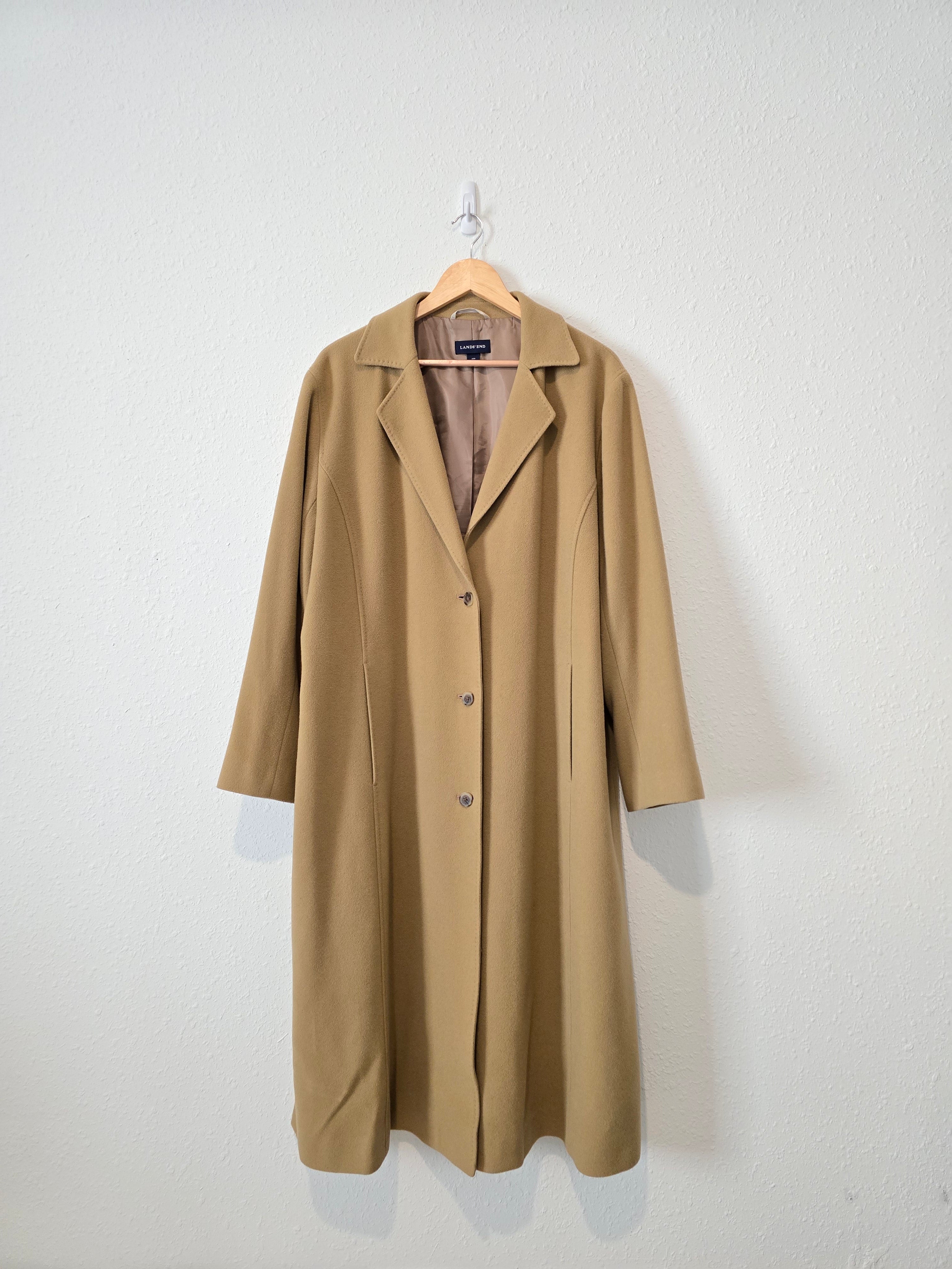 Long Camel Wool Coat (22W)