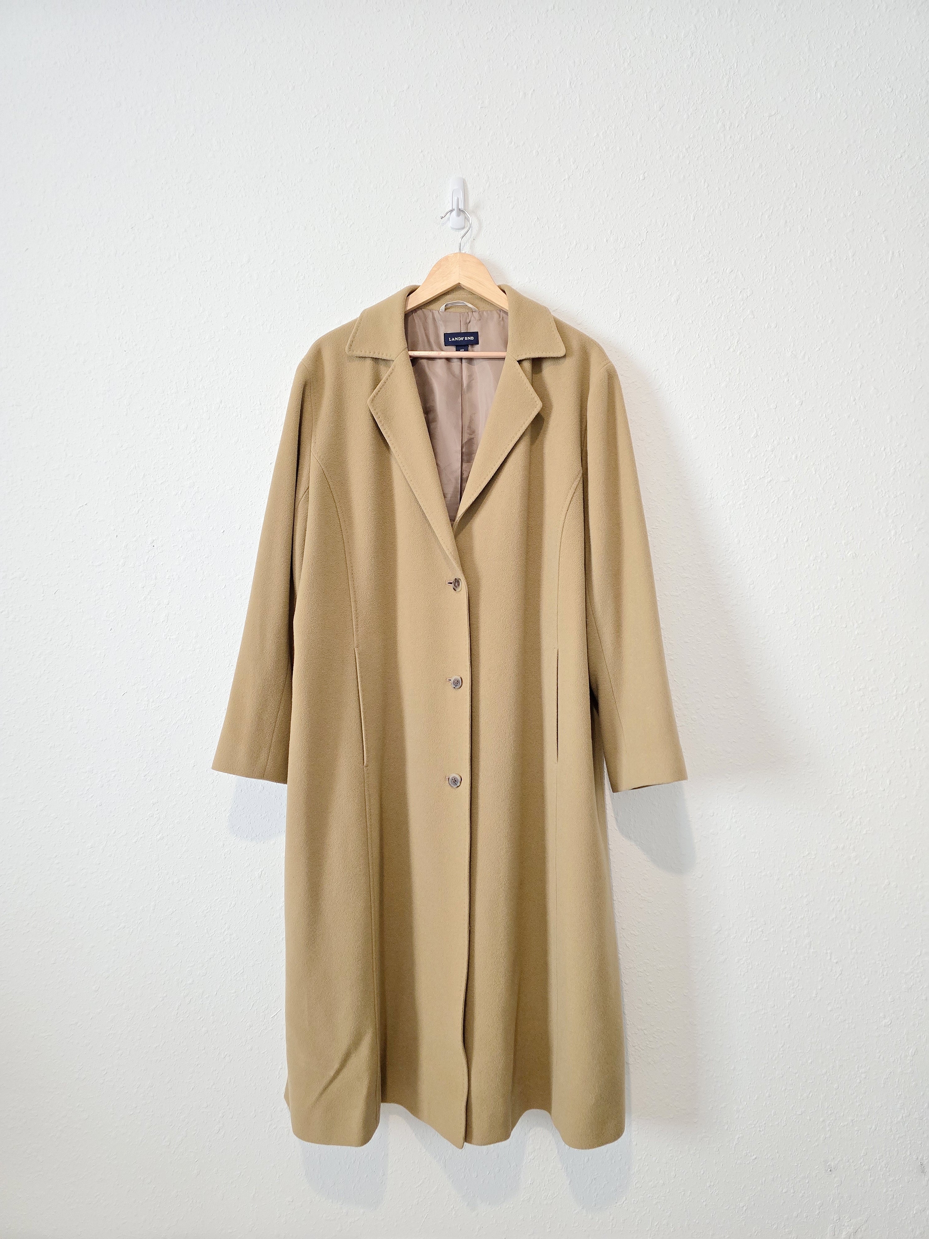 Long Camel Wool Coat (22W)