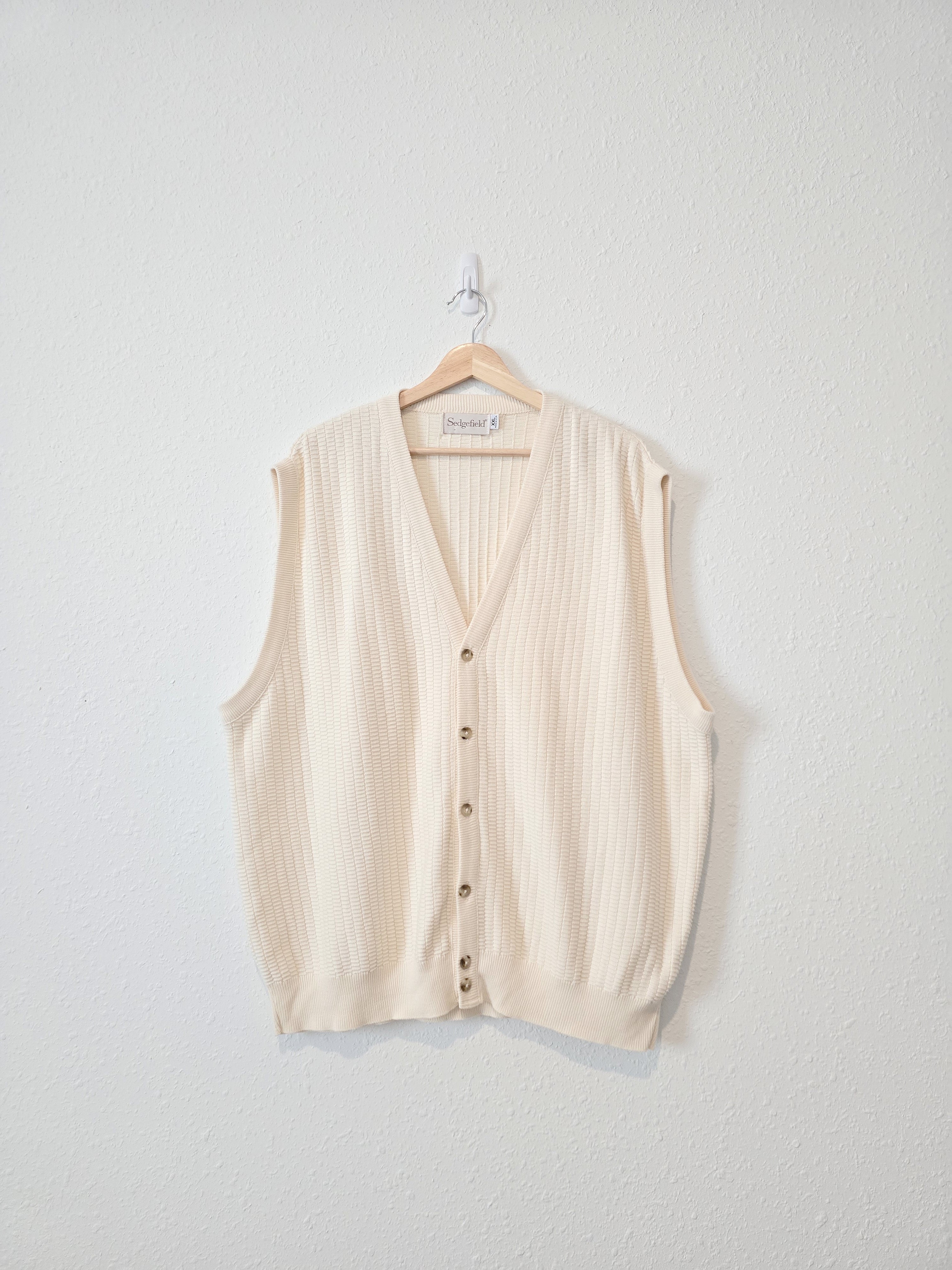 Vintage Knit Sweater Vest (XXL)