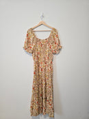 Hayden Floral Midi Dress (L)