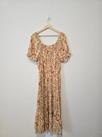 Hayden Floral Midi Dress (L)