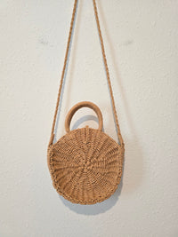 Small Woven Crossbody Purse