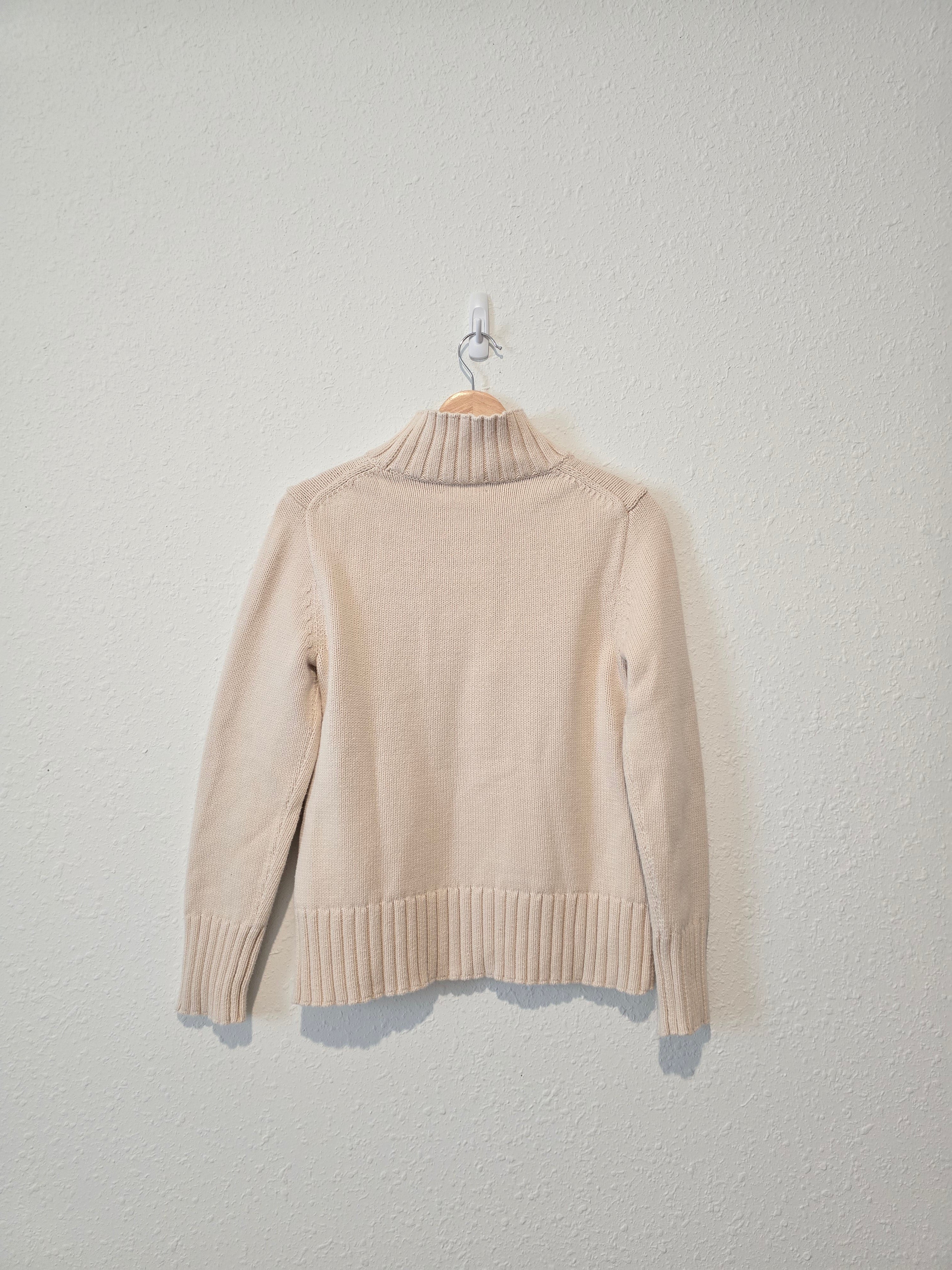 J.Crew Cotton Turtleneck Sweater (XS)