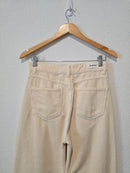 Cream Wide Leg Cord Jeans (4)