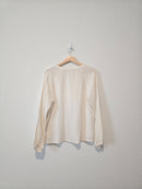 Cotton Gauze Puff Sleeve Top (M)