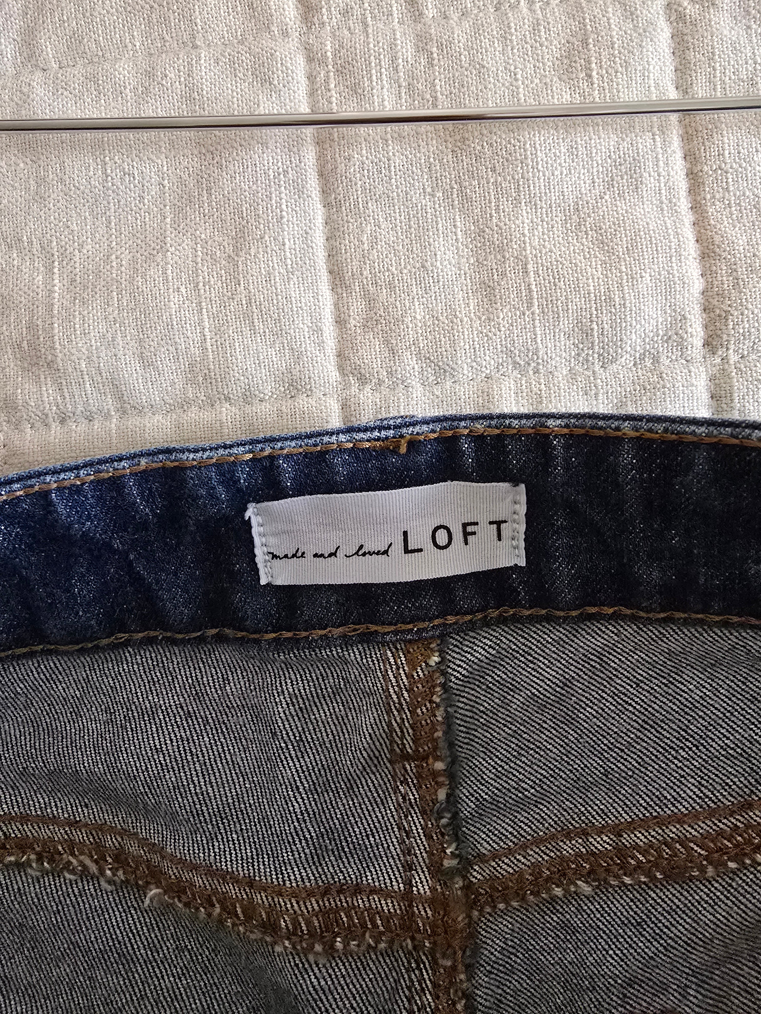 Loft Curvy Wide Leg Jeans (29/8)