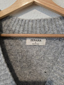 Zenana Gray Cardigan Sweater (L)