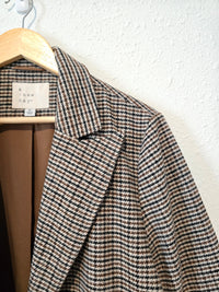 Long Houndstooth Coat (XL)