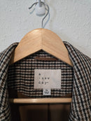 Long Houndstooth Coat (XL)