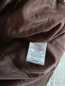 Brown Corduroy Puffer Vest (L)