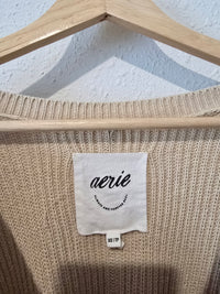 Aerie Oat Cropped Sweater (XS)