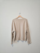 Quince Oat Cotton Sweater (XL)