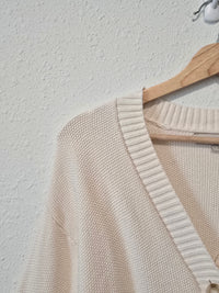 Button Up Cotton Sweater (M)